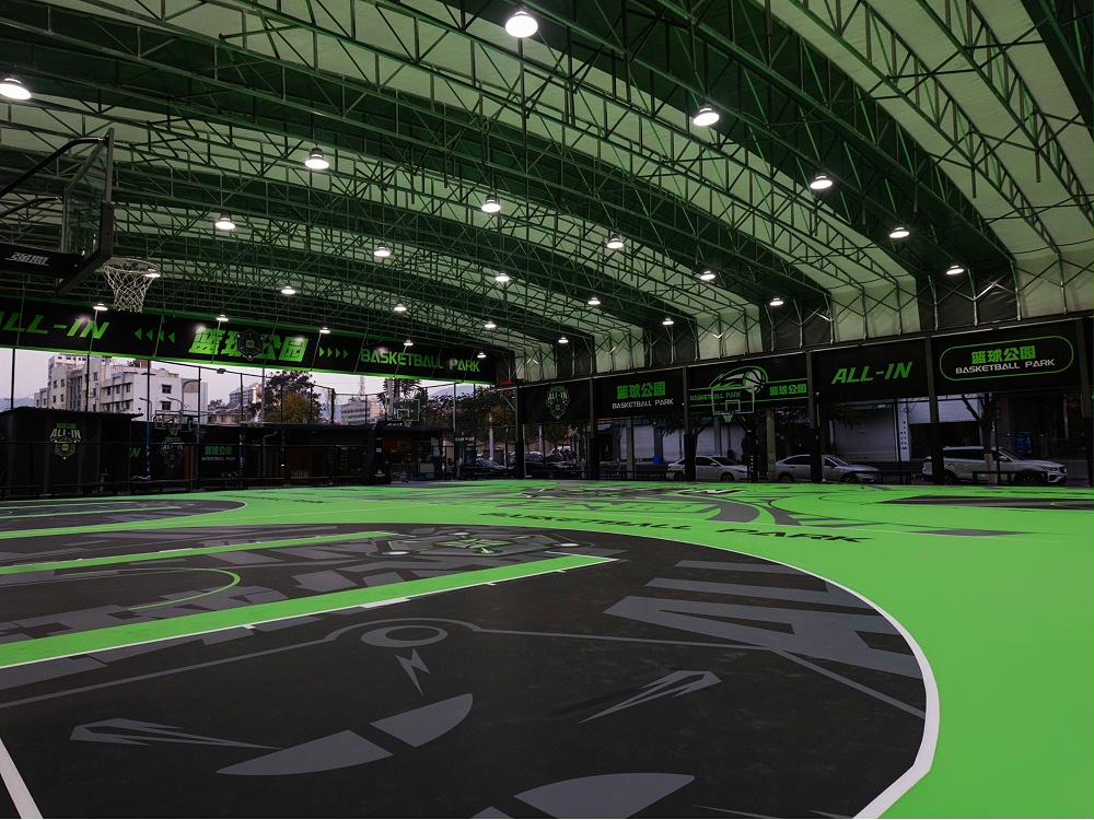 顏色定制系列-環保硅PU籃球場