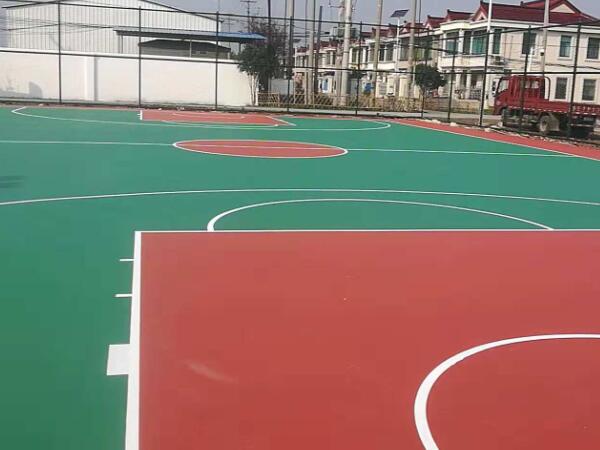 居委會(huì)硅PU籃球場(chǎng)