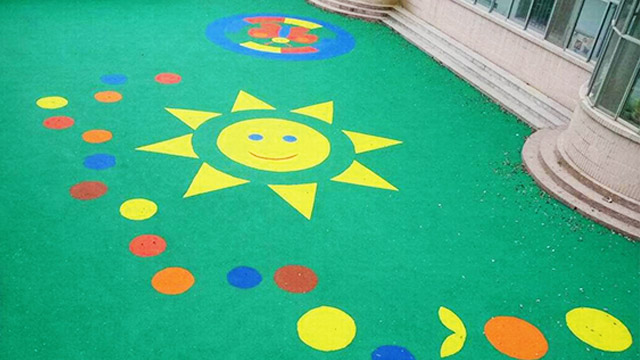 南寧市第五幼兒園EPDM顆粒案例！